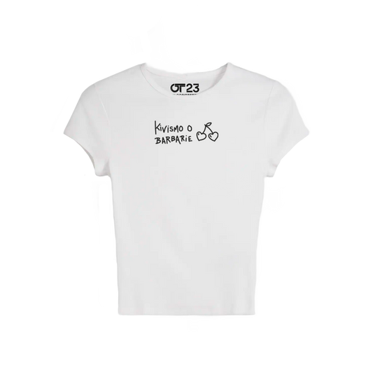Crop Top Kivismo o Barbarie