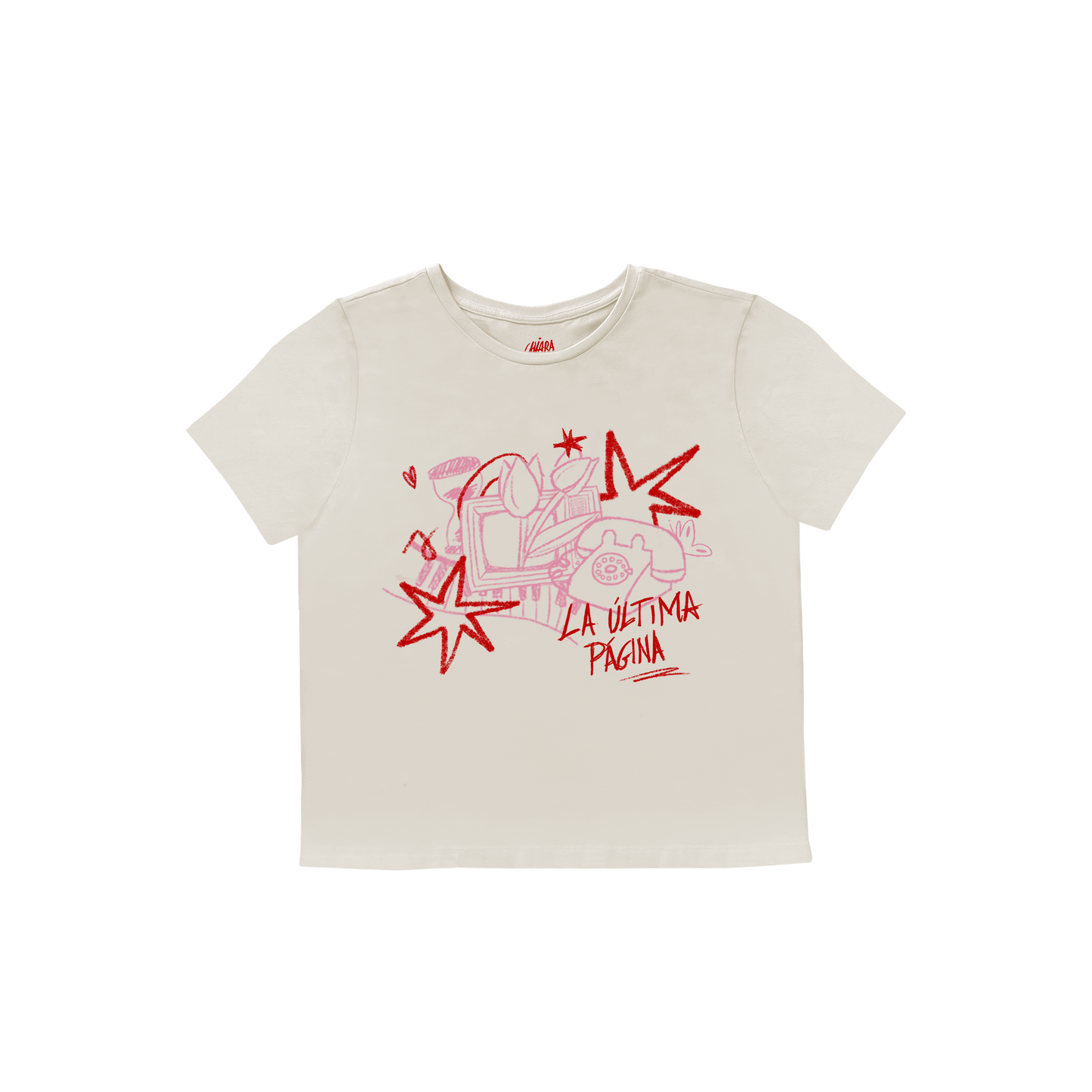 Baby tee "la última página"