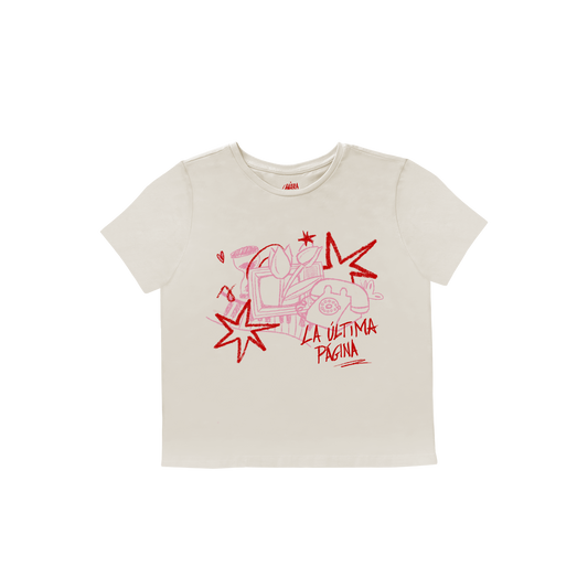 Baby tee "la última página"