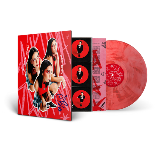 la última página - Vinilo (Edición Firmada y Exclusiva Color Rosa y Rojo)